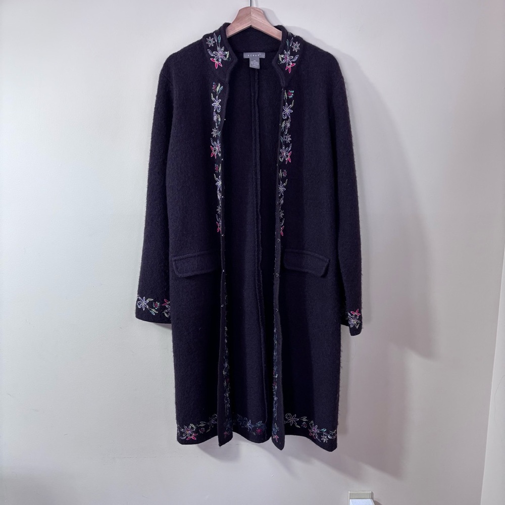 Kenar Wool Embroidered Jacket - Picture 3 of 9
